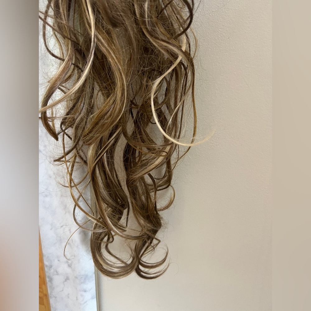 Eve Fine Wig collections hair extensions clip on large curls piece 23-24” long
